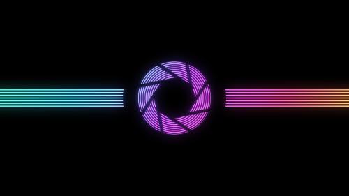 Neon Lines Aperture Science Wallpaper