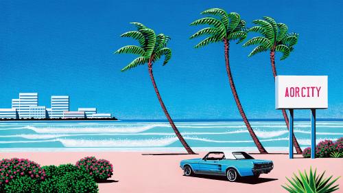 Light Mellow Sealine by Hiroshi Nagai