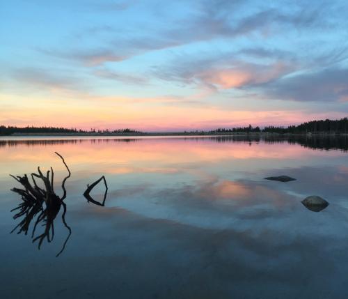 Sunset on the Reservoir - Worthen Meadows, WY  2448 x 3264