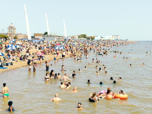 I took a picture of Southend-on-Sea during the UK's summer heatwave