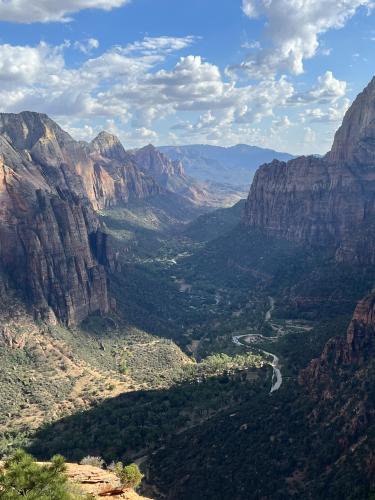 Angel’s Landing at Zion National Park, Utah, USA.