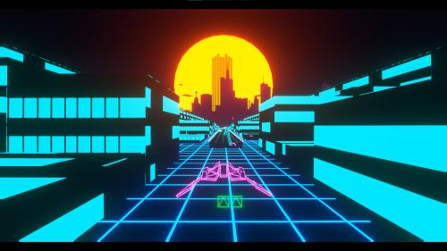 Vecter , A synthwave-style game