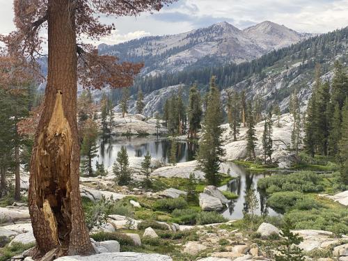 A rewarding detour from Three Lakes Trail in Sequoia National Park, CA