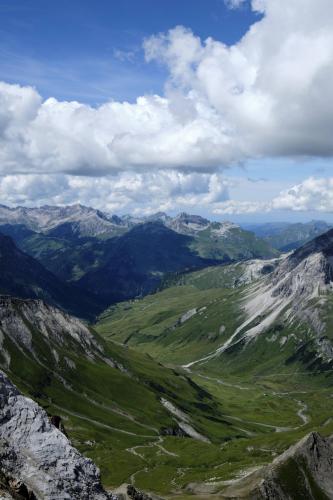 View from Valluga, Tirol Austria