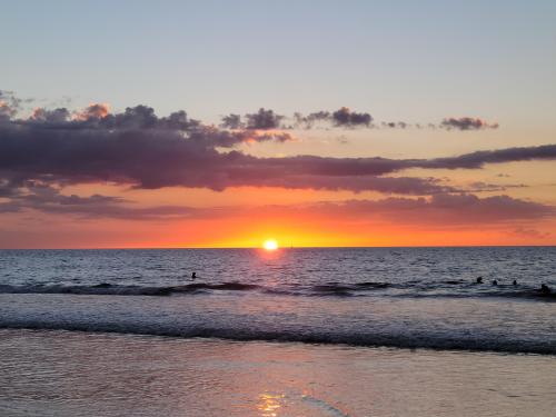 Sunset at Hapuna Beach, Island of Hawai'i