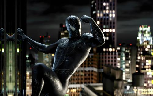 Spiderman black suit