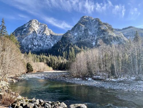 End of winter in the North Cascades