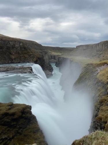 A Pearly Waterfall in Iceland