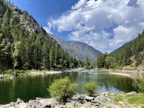 The Wenatchee River right outside Leavenworth, WA