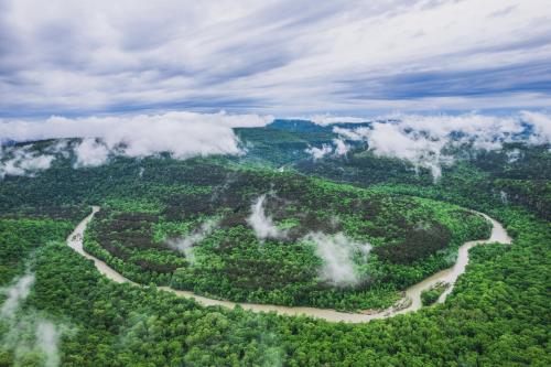 After some stormy weather over Big Piney Creek, Arkansas