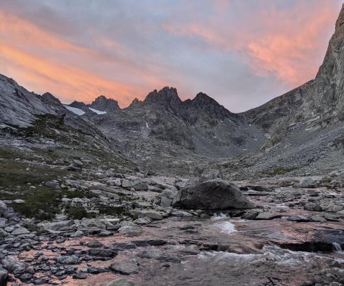 View not far from the campsite, Wyoming