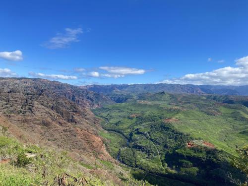 At the mouth of Waimea Canyon, Kauai, HI