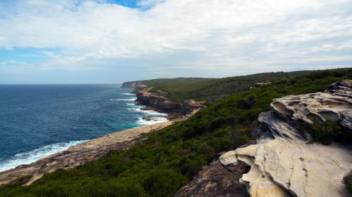 Coast Track in Royal National Park in Australia. An epic multi-day walk featuring pristine, secluded beaches and cliffs within close distance to Sydney