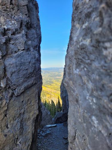 "The Chimney" on the Yamnuska East Ridge, Canmore, AB