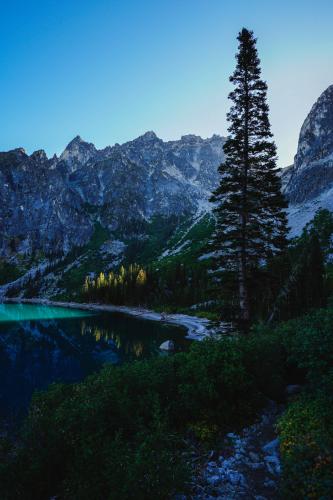 Lake Colchuck at the mouth of Aasgard's Pass, the Enchantments