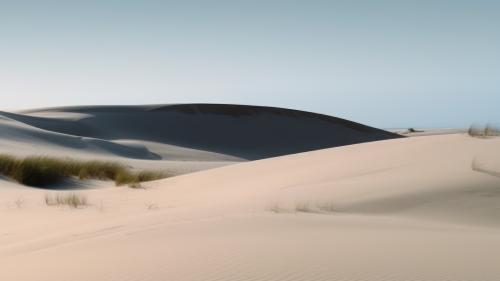 Sand Dunes Scenery AI Generated