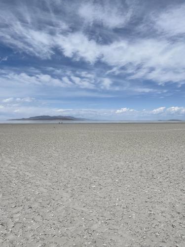 Antelope Island, Utah. The Great Salt Lake.