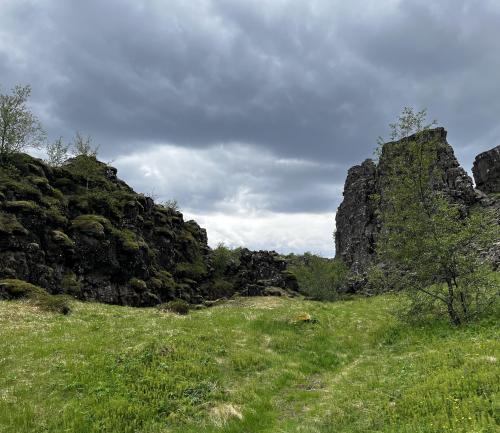 The beauty of Thingvellir National Park, Selfoss, Iceland