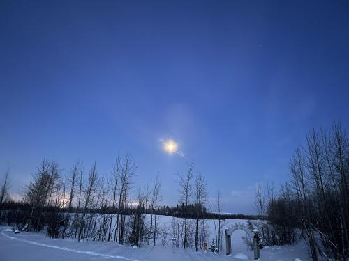 Look up at that moon Fairbanks, Ak