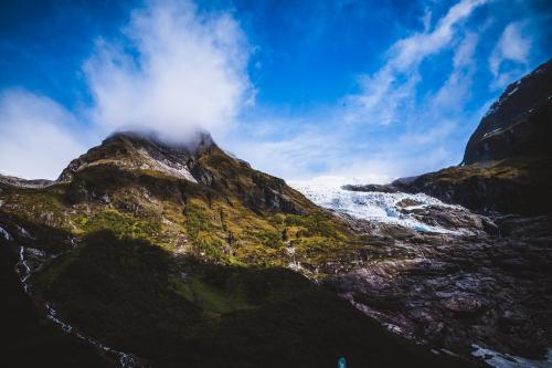 The receding Boyabreen Glacier in Norway