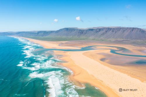 Red Sand Beach in Iceland.