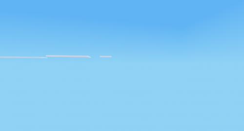 Minimalist Minecraft/Minetest sky wallpaper