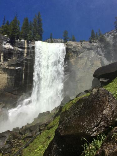 Vernal Falls springtime gush, Yosemite, CA