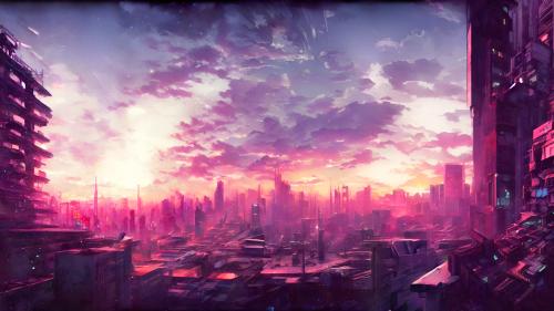 Cyberpunk Sunset