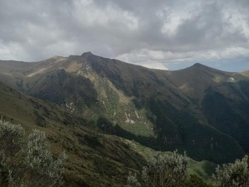 pleasantly cold hike, Quito