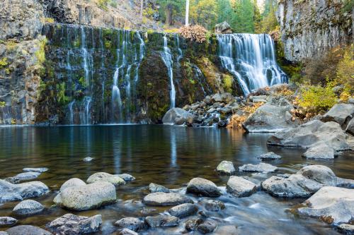 McCloud Middle Falls, California