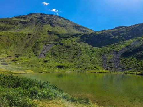 Lala Mare Lake, Rodna Mountains, Romania,