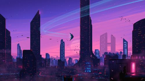 Purple utopia [2560x1440]