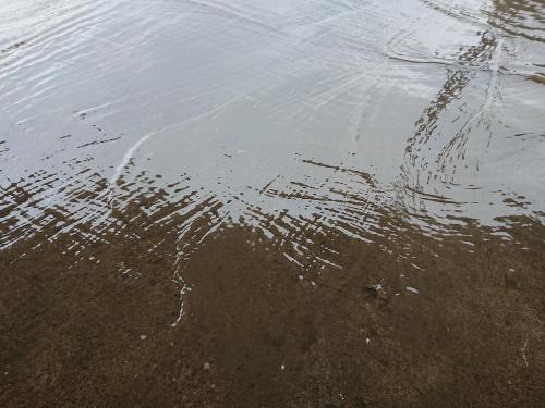 Rainwater overflowing, North Sumatra, Indonesia