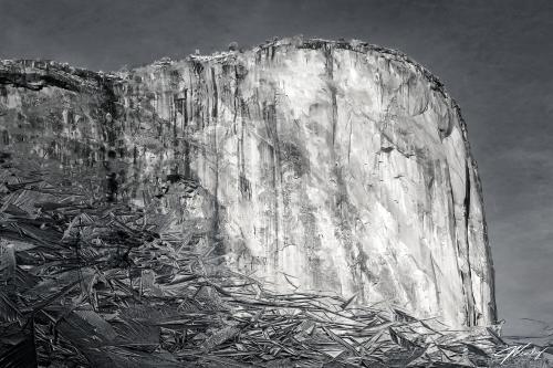 Icy Reflection of El Capitan in Yosemite National Park, California.  @JeremyVeselyPhotography