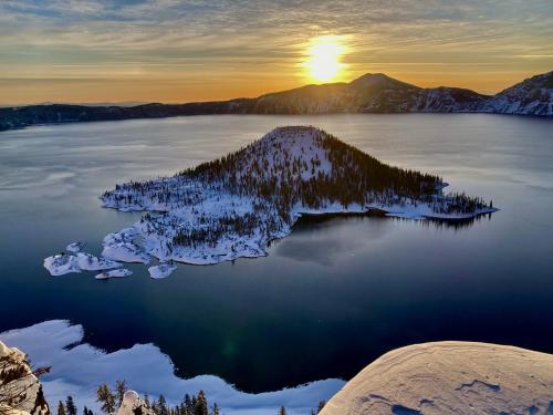 Winter Paradise Crater Lake, Oregon