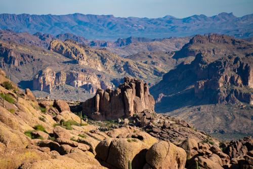 Rocky Landscape Along the Peralta Trail, Arizona