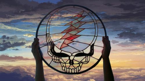 Grateful Dead  over Painted Sky