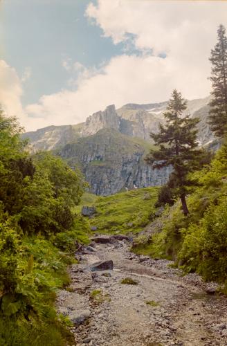 Bucegi Mountains, Romania in the summer