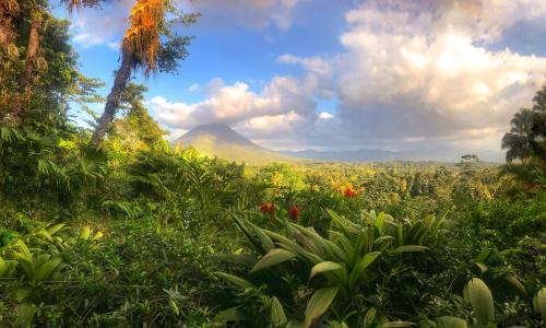Arenal Volcano in Costa Rica. Pura Vida