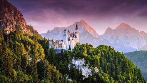 Neuschwanstein Castle Landscape Scenery