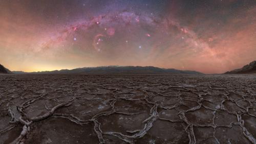 The Milky Way over the Badwater Basin