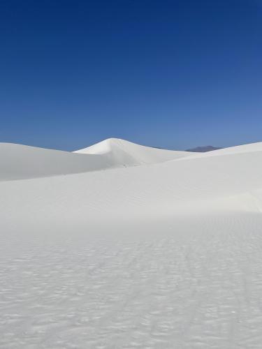 Gypsum Sand Dunes of New Mexico.