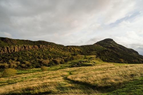 Hiking up Arthur’s Seat, Edinburgh, Scotland