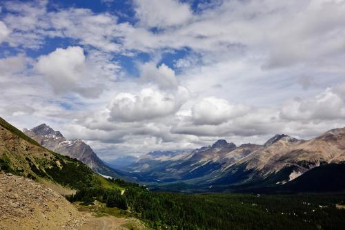View from Bow Summit Lookout Trail, Alberta, Canada  [5472 x 3648]