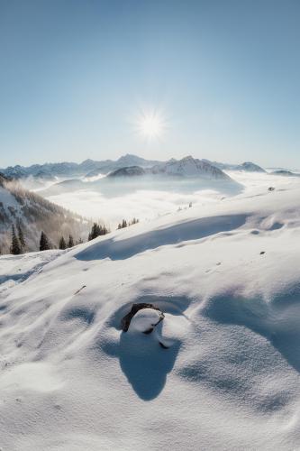 Winter in the Allgäu Alps, Germany