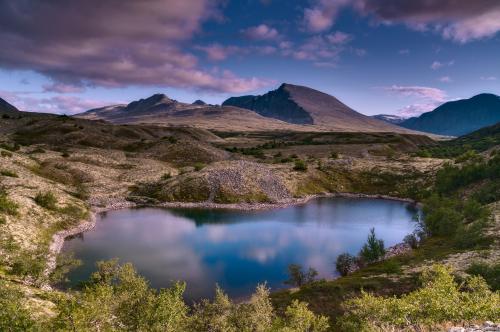 A scene from yesterday evening at Rondane National Park, Norway