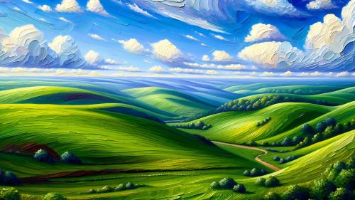 Windows XP in Oil Painting