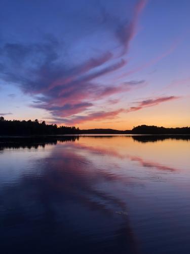 Sunset on Bear lake