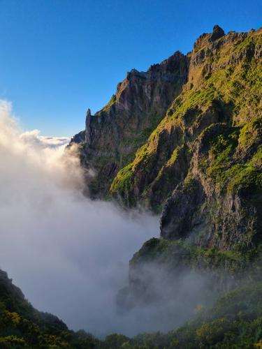 Hiking from Pico do Ariero, Madeira, Portugal