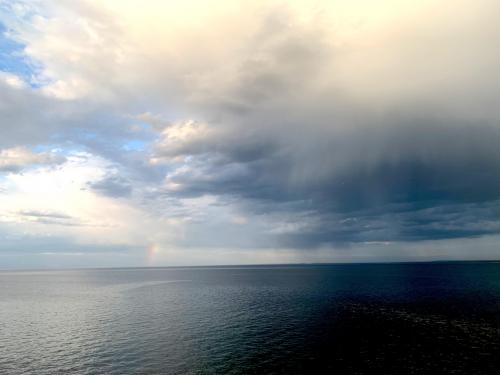 A moody cloud over Lake Superior, Marquette, Michigan